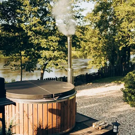 Osada Poli - Domek Panoramiczny Nad Narwia Z Prywatna Balia I Hydromasazem Nowe Lachy Eksteriør bilde